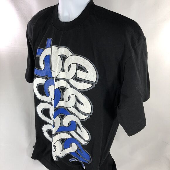 VINTAGE DOPE PRO TAG SHIRT MENS XL DOUBLE SIDED USA MADE BLACK SHORT SLEEVE BOOM - Picture 6 of 13